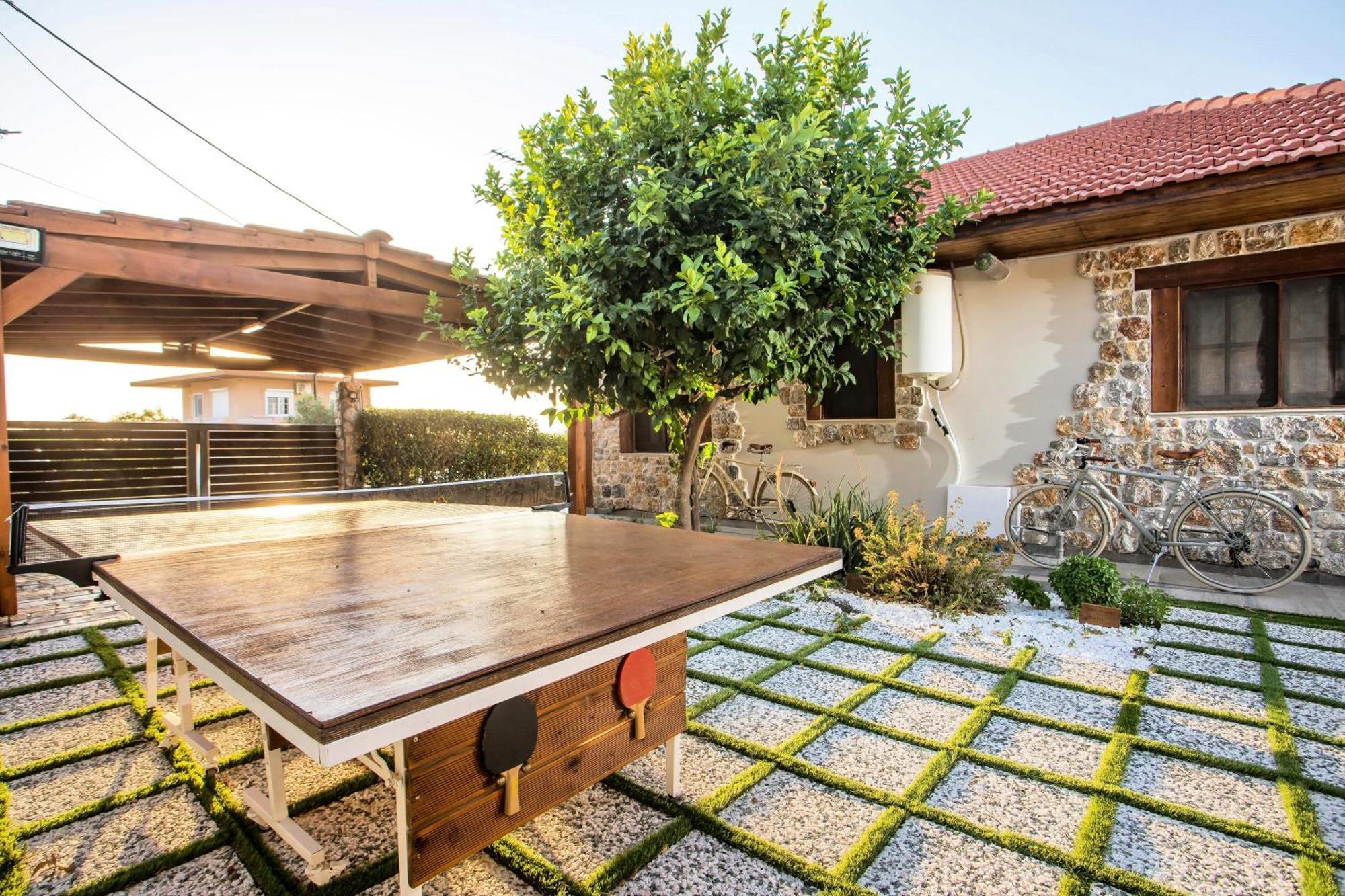 Old Nest House Villa Salakos ภายนอก รูปภาพ